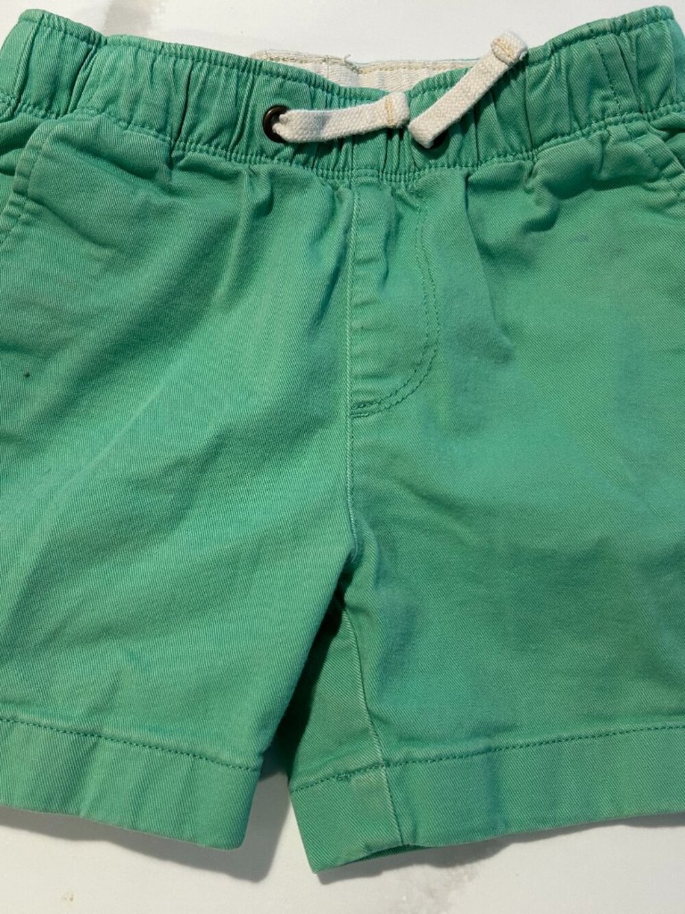 CREWCUTS Boys Medium-Lime-Green Colored Shorts